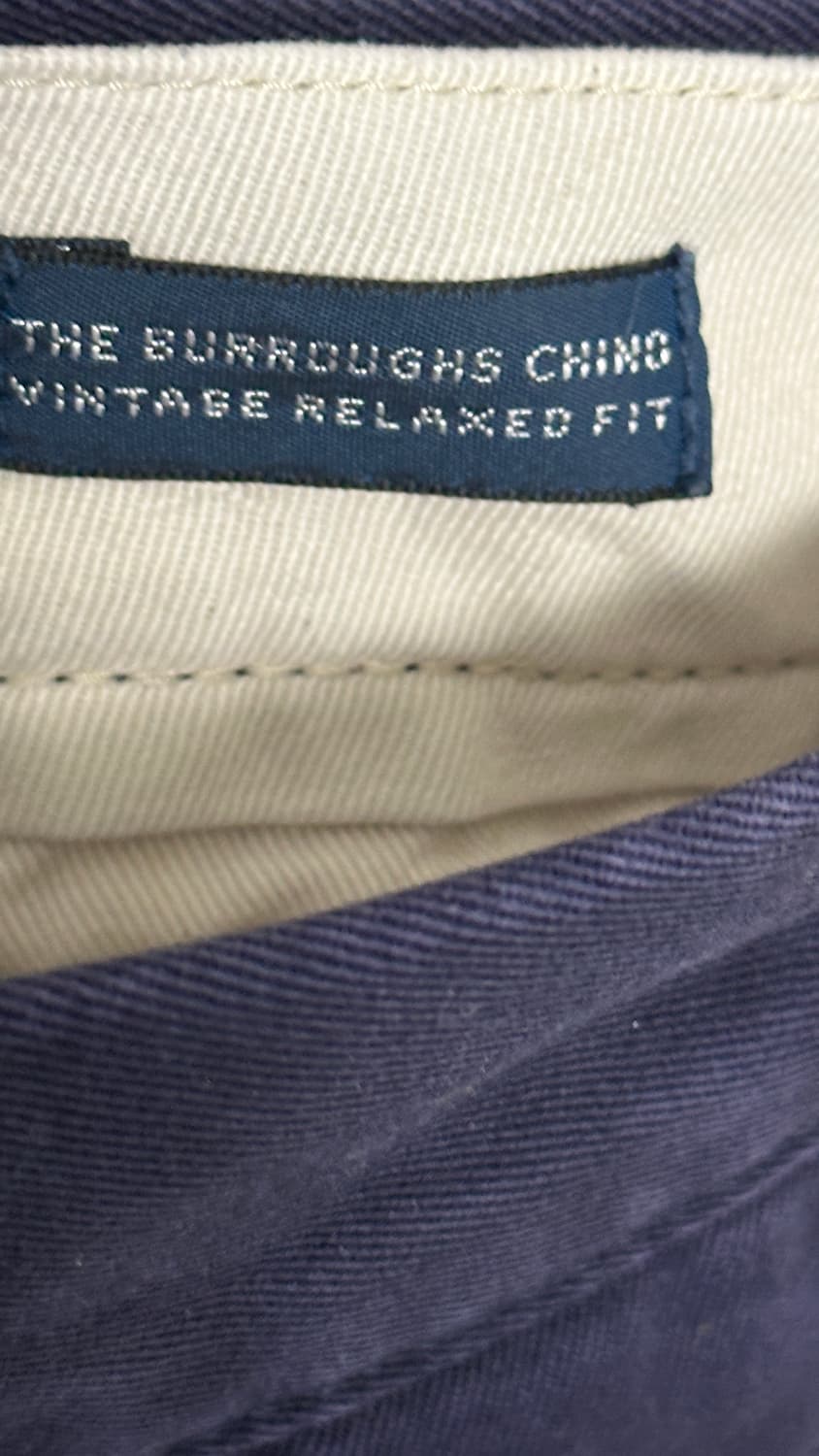 폴로랄프로렌 버로스 빈티지 릴렉스핏 치노팬츠 네이비 32x32 상품이미지3