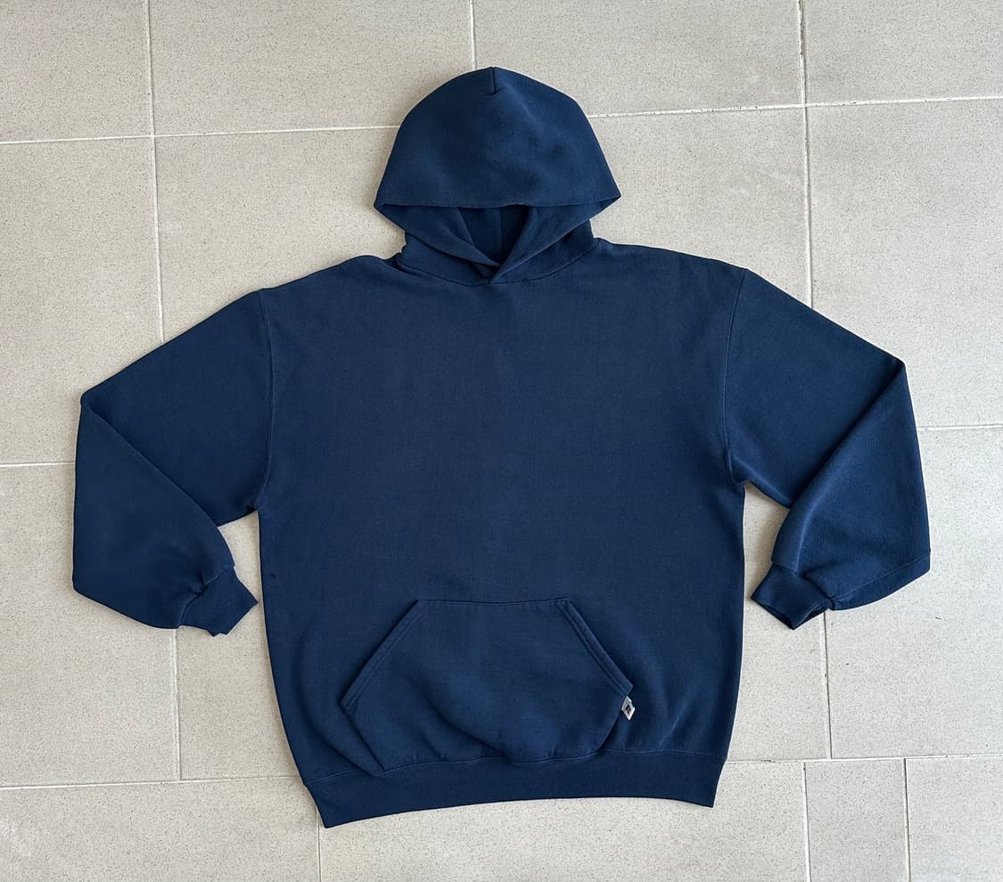 90s 빈티지 러셀 후드 네이비 XL USA 상품이미지1