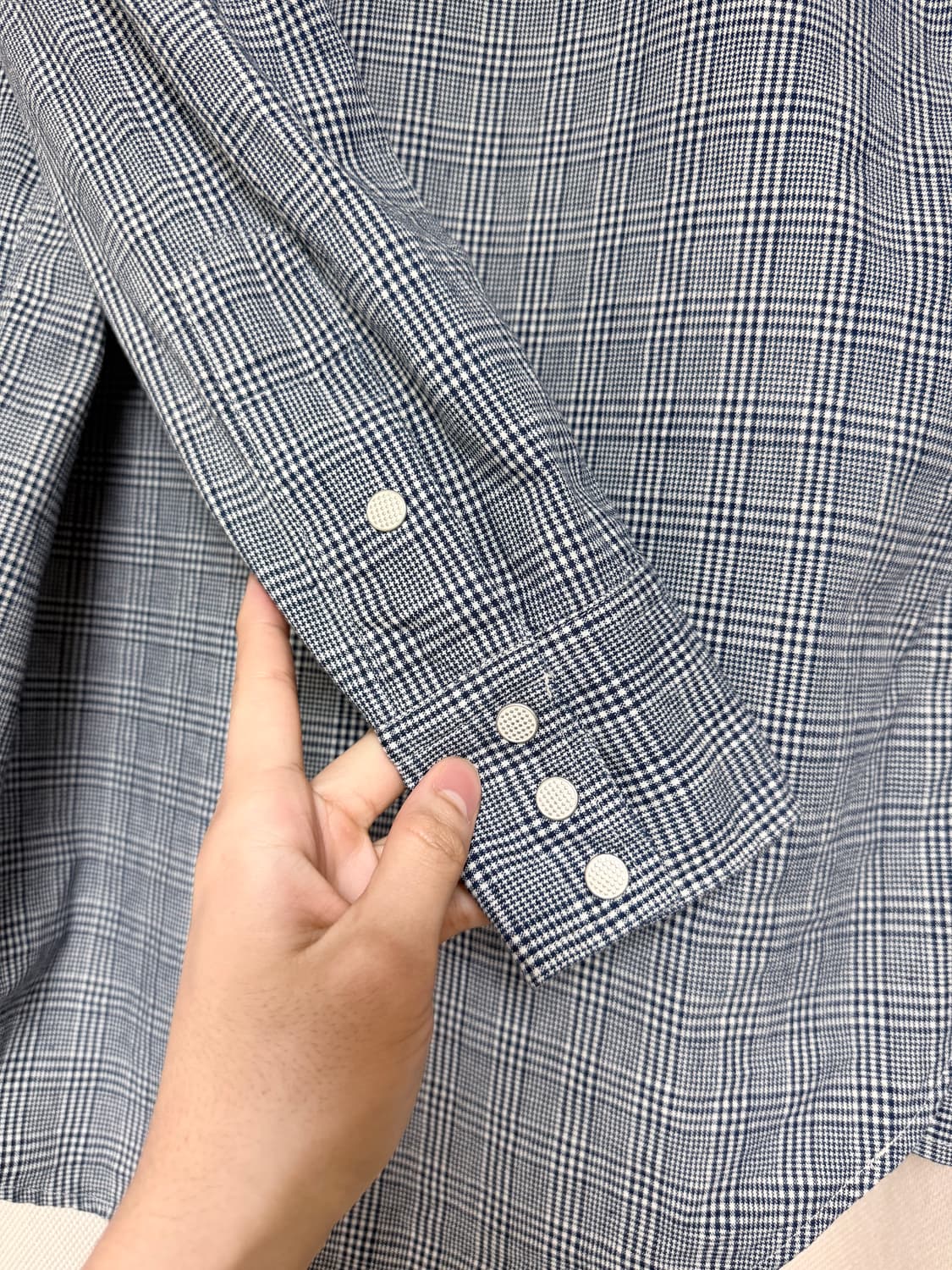 본쿠라 웨스턴셔츠 글렌체크 상품이미지4