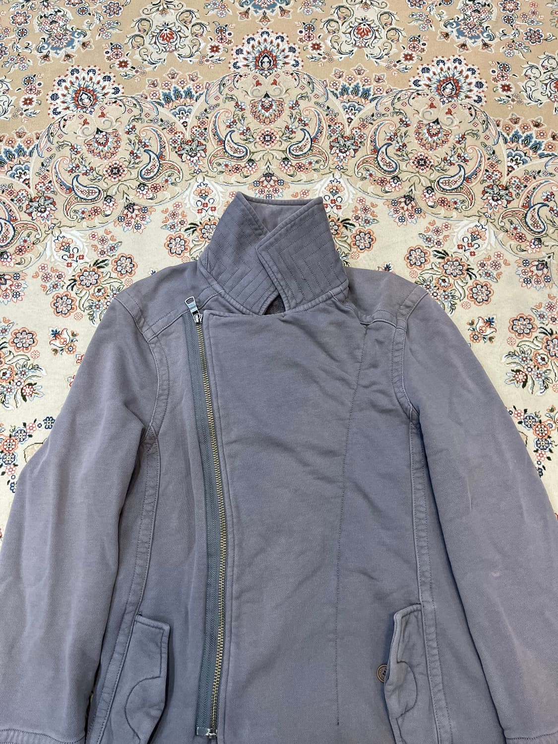 아르마니 익스체인지 비대칭 하이넥 코트 상품이미지3