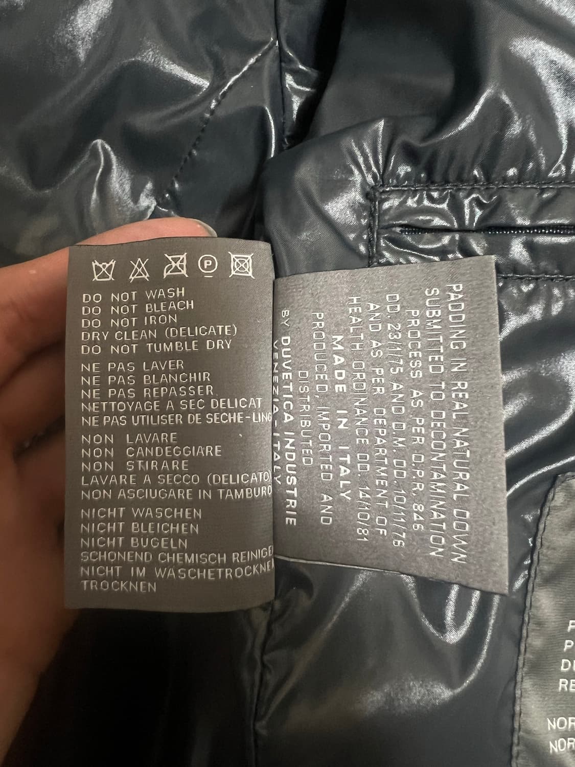 듀베티카 12fw 김프 레더 다운자켓 상품이미지7