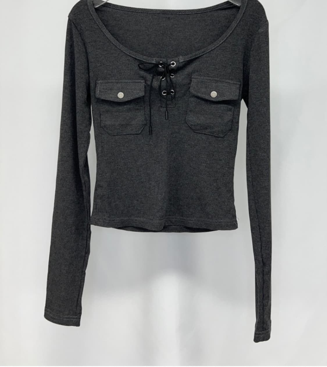 아일렛 스판 포켓 티셔츠 상품이미지3