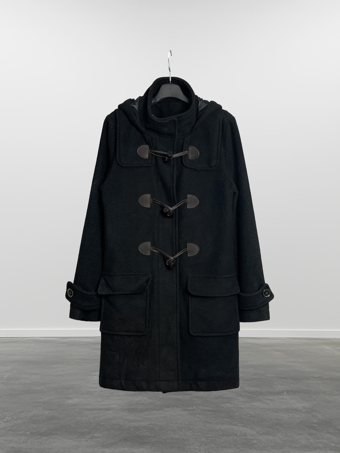 NAEYU 후드 더플 코트 상품이미지1