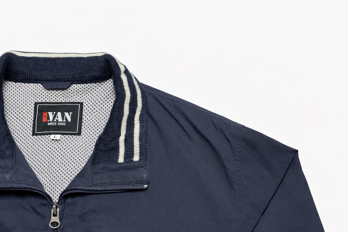 JPN 00s 일본 빈티지 Y2K 시티보이 VAN 바람막이 트랙 자켓 L 상품이미지4