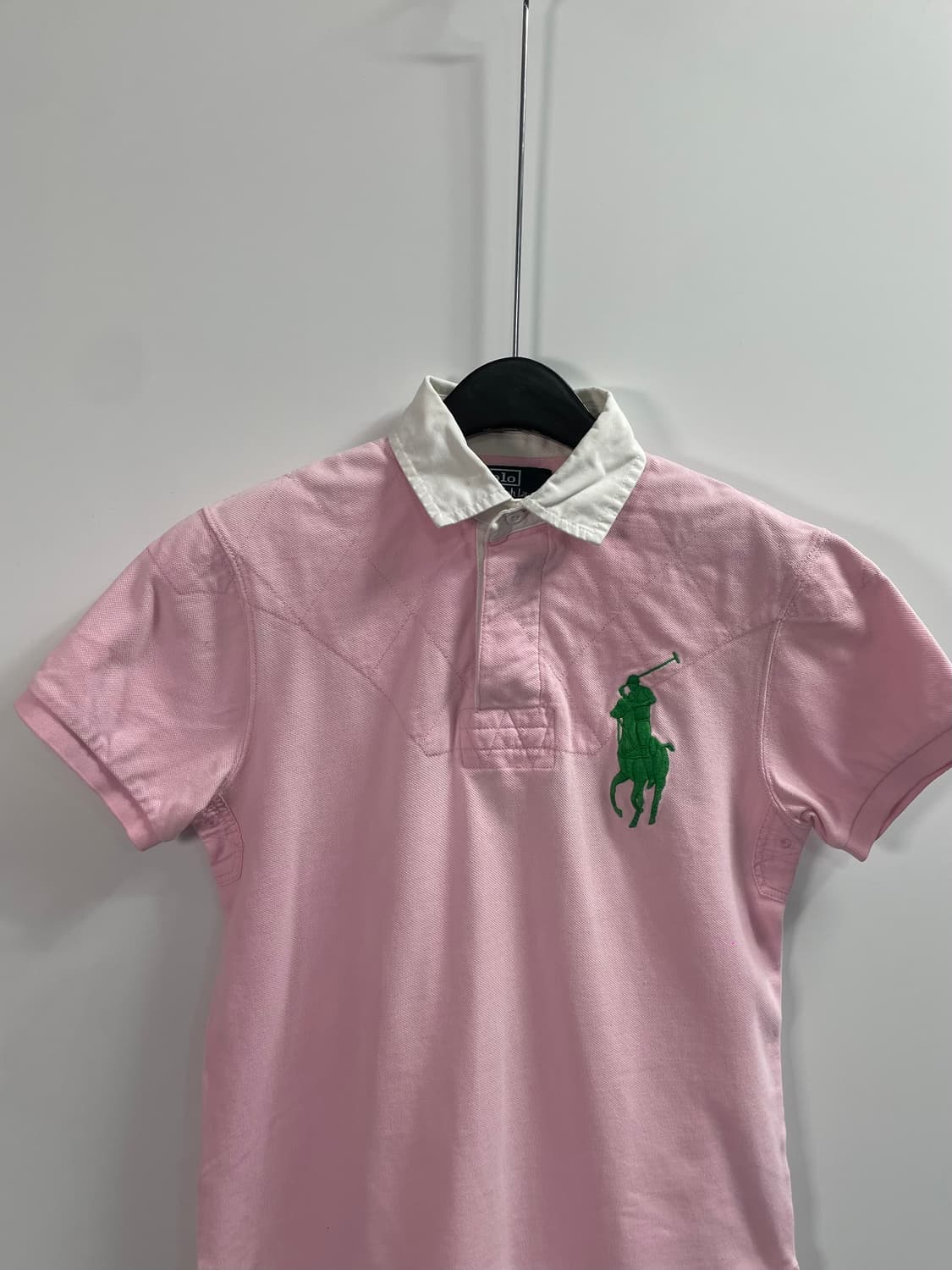 폴로 랄프로렌 핑크 pk 럭비 반팔카라티  (on.131)   상품이미지2
