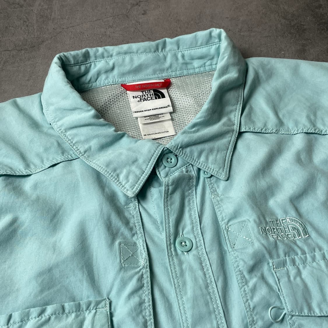 THE NORTH FACE 노스페이스 빈티지 민트 코튼 셔츠 A00513 상품이미지2