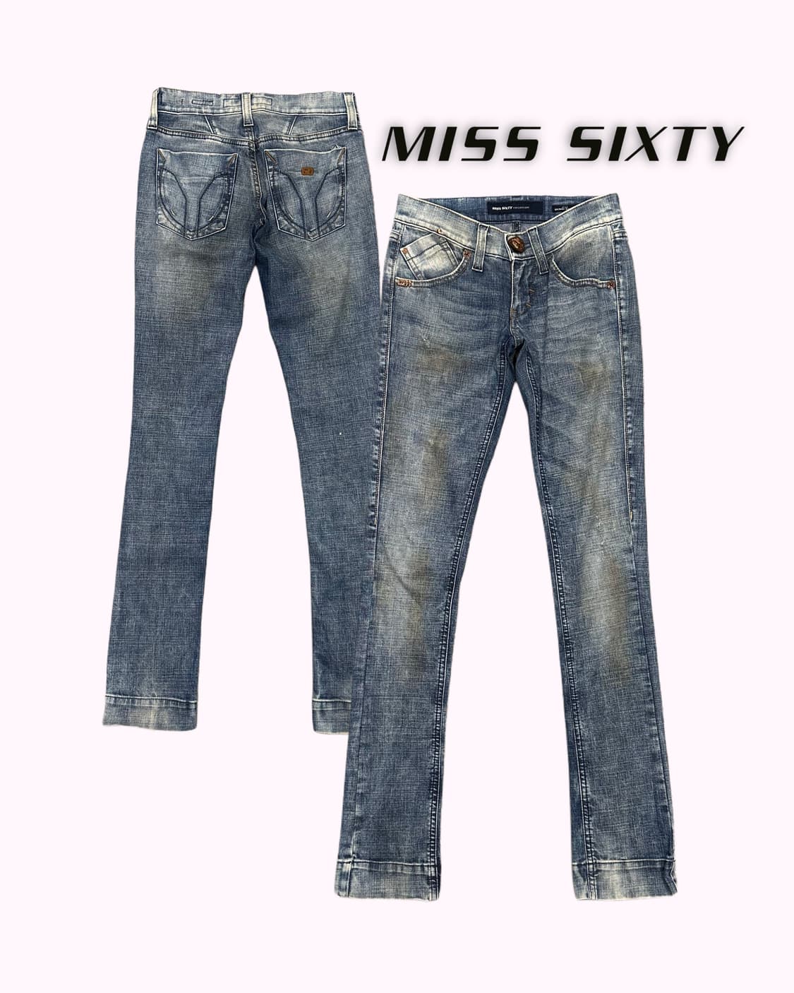 MISS SIXTY dirty washing low-rise jean 상품이미지1