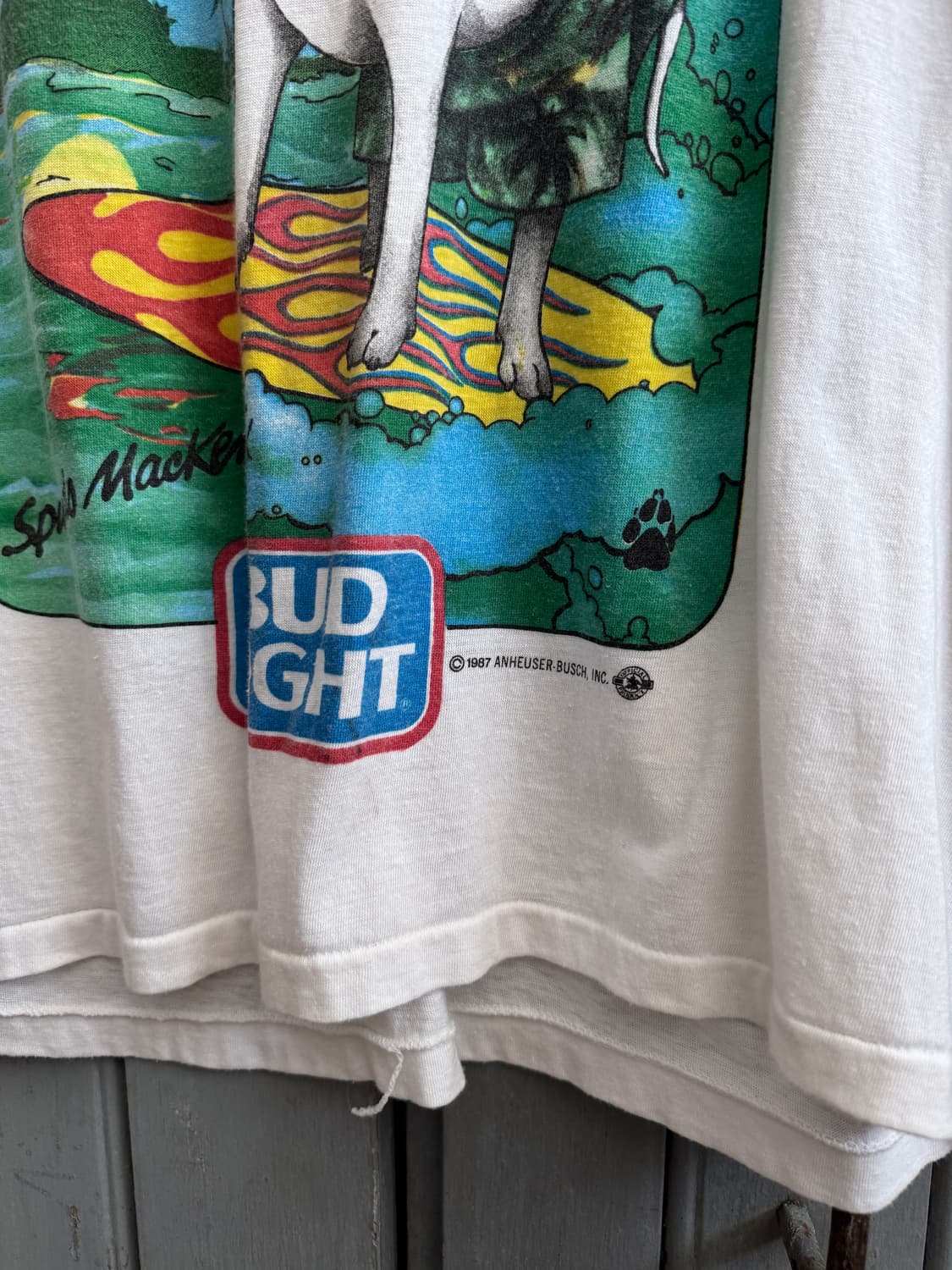 [M]80's BUD LIGHT USA 프로모 티셔츠 상품이미지4