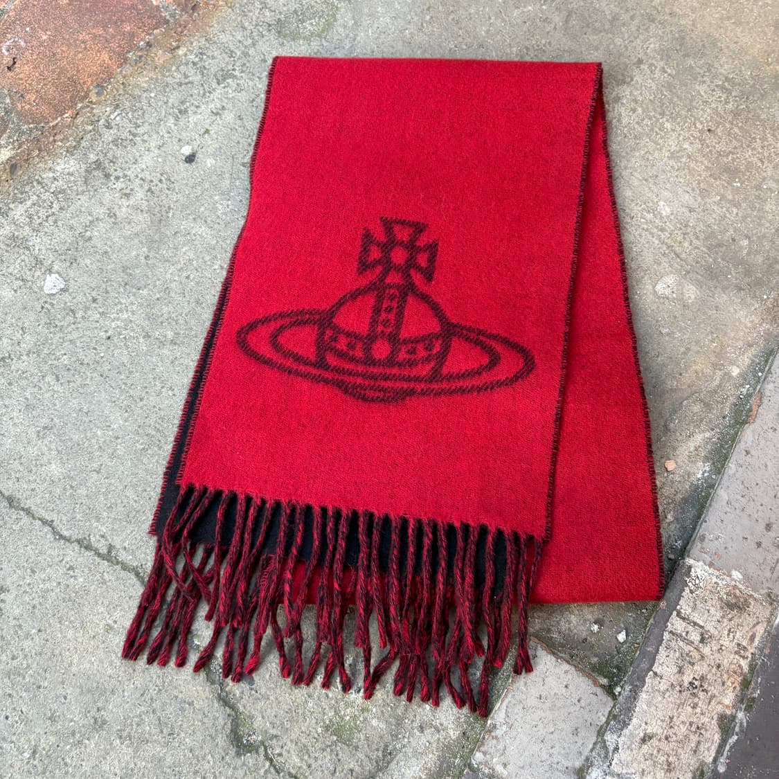 Vivienne Westwood 비비안웨스트우드 리버시블 머플러 목도리 상품이미지3