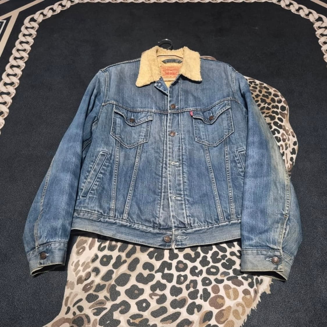 90's 리바이스 재팬 71550-04 데님 셰르파 라인드 트러커 자켓 상품이미지1