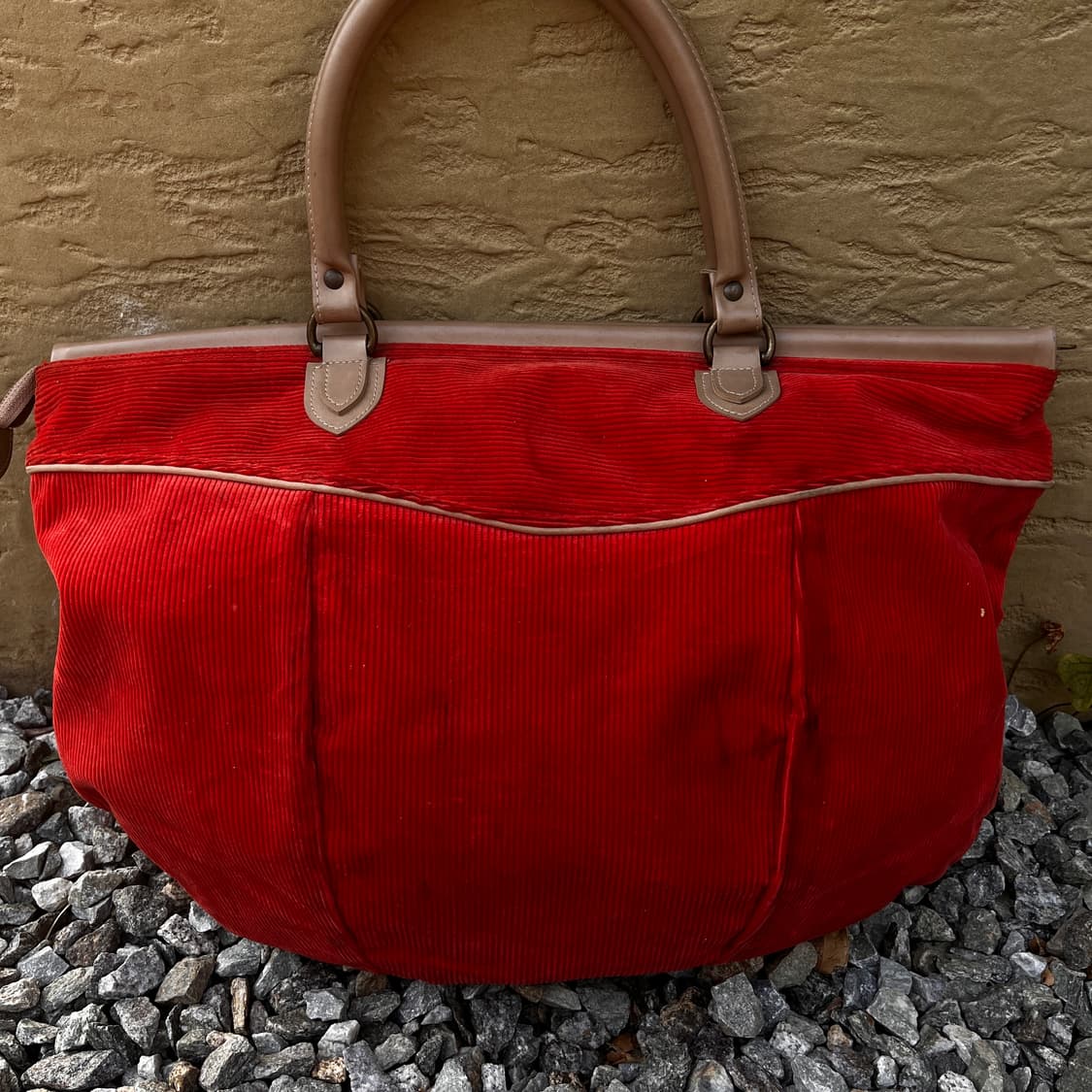 코듀로이 테슬 빈티지 토드백 상품이미지4