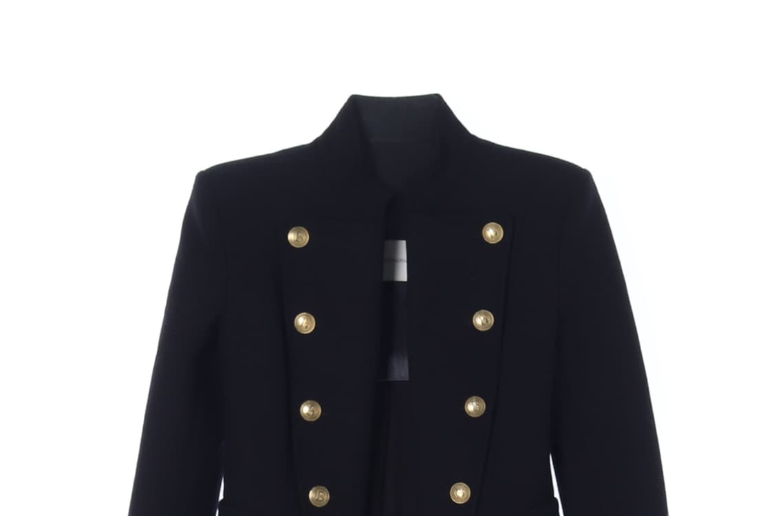 [XS]피에르발망 울96% 더블 금장 버튼 나폴레옹 재킷
 상품이미지2