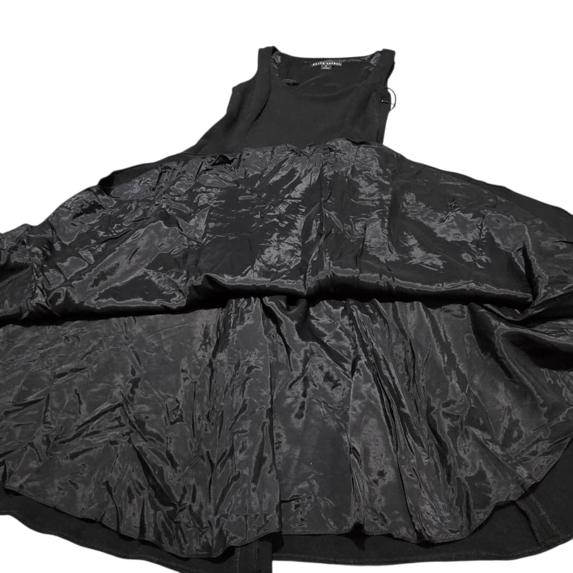 Ralph Lauren 랄프 로렌 블랙 울 민소매 플레어 원피스
 상품이미지2