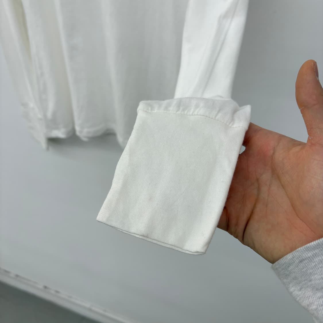 할리데이비슨 화이트 긴팔 티셔츠 여성 L 상품이미지4