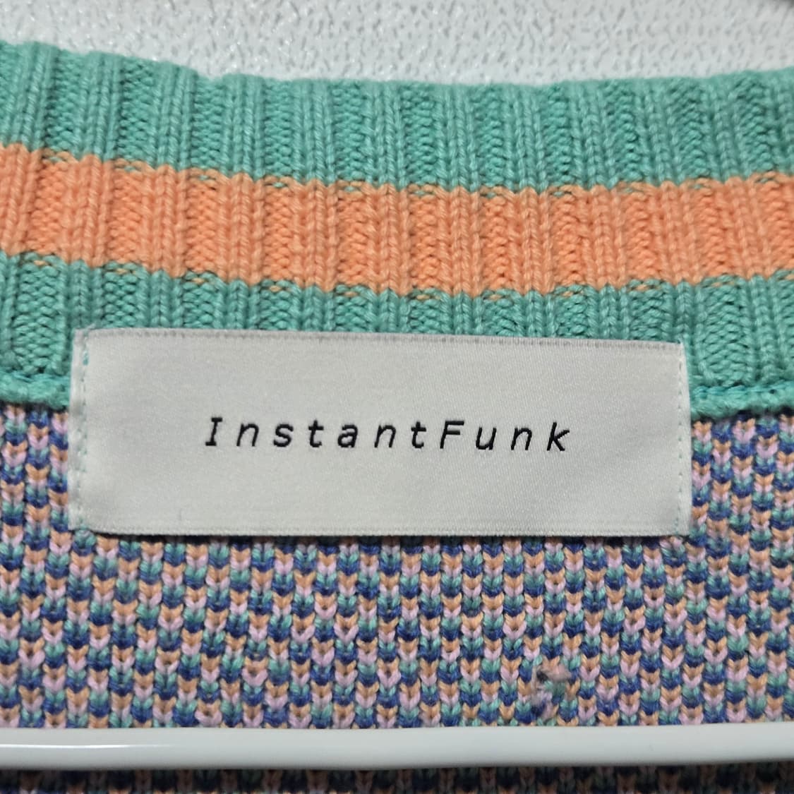 인스턴트펑크 자카드 니트 베스트/ 남성 조끼/ 여성 조끼  상품이미지2