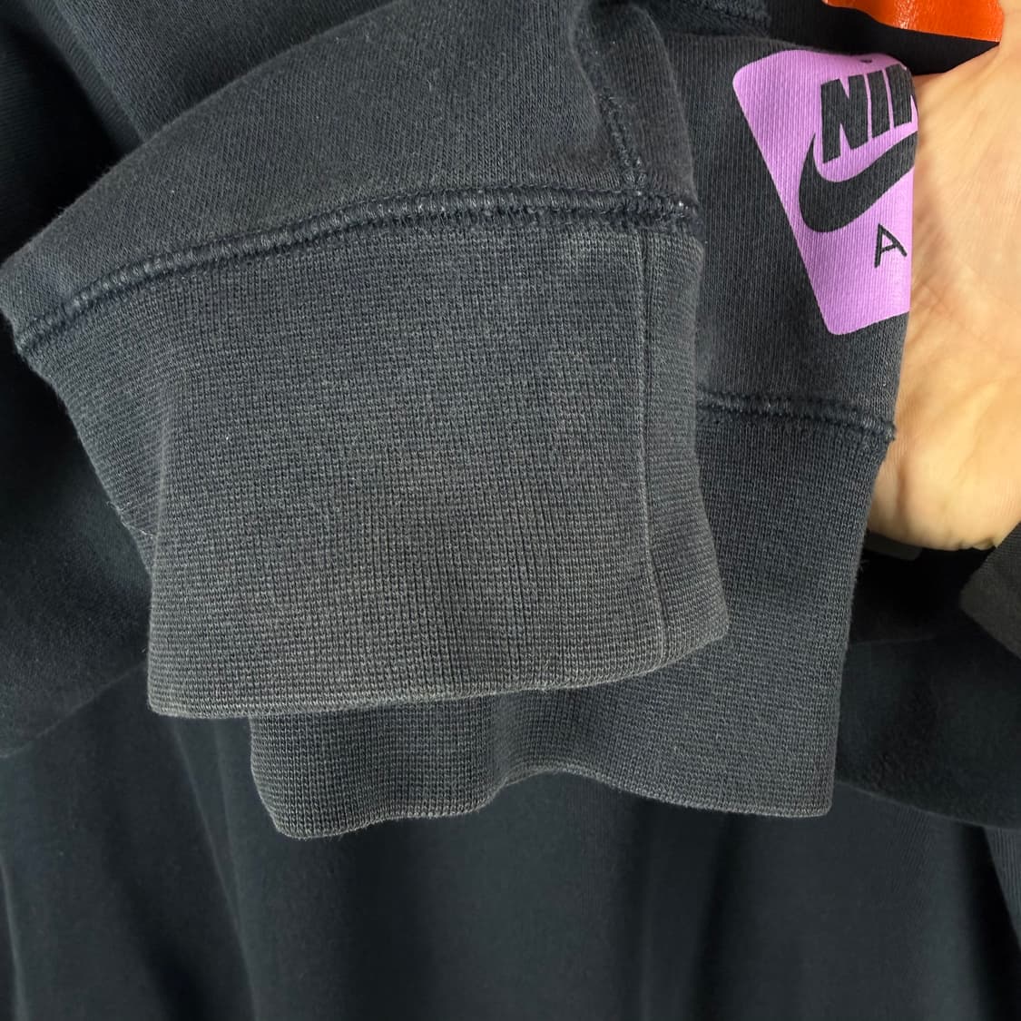 (무료배송)XL) 나이키 NSW 행 택 맨투맨 네이비 상품이미지4