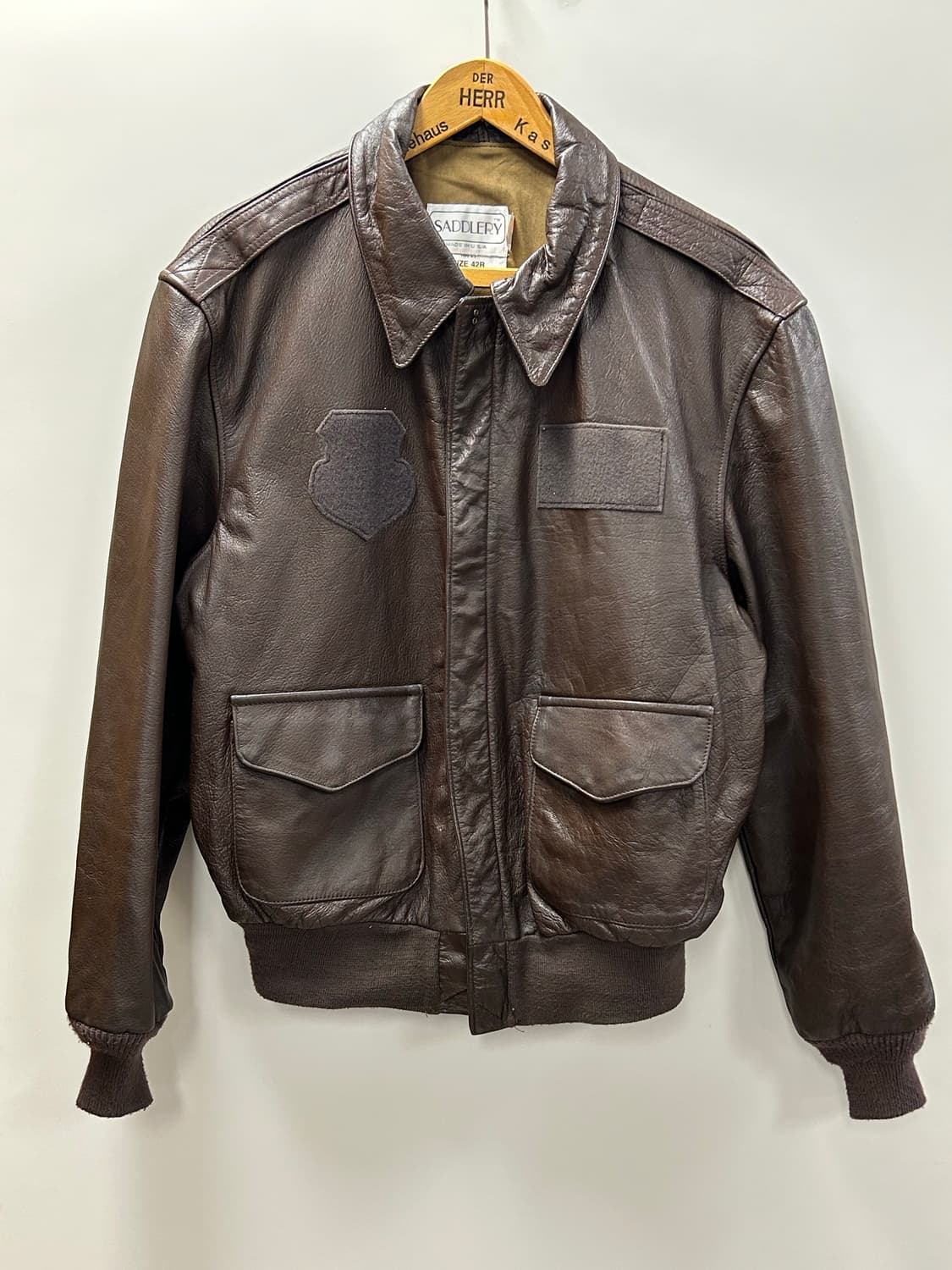 80s usaf 미공군 A-2 플라이트 자켓 상품이미지1