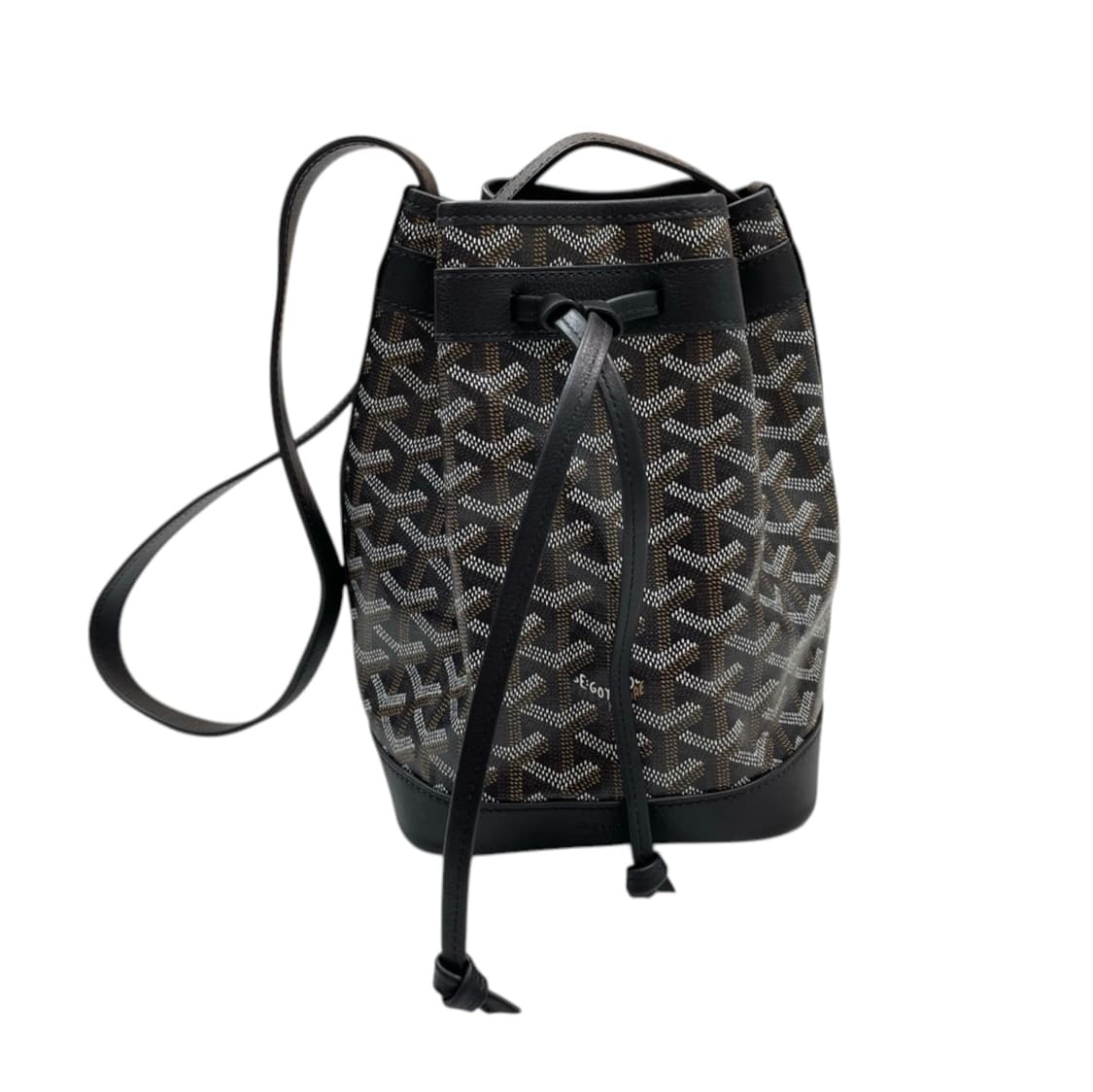 고야드 Goyard 블랙 생루이 패턴 미니 버킷 크로스백 상품이미지1