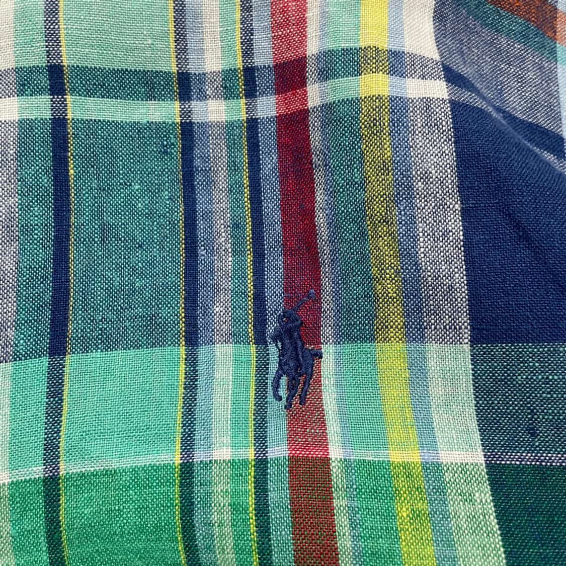 폴로랄프로렌 린넨 체크셔츠 상품이미지3