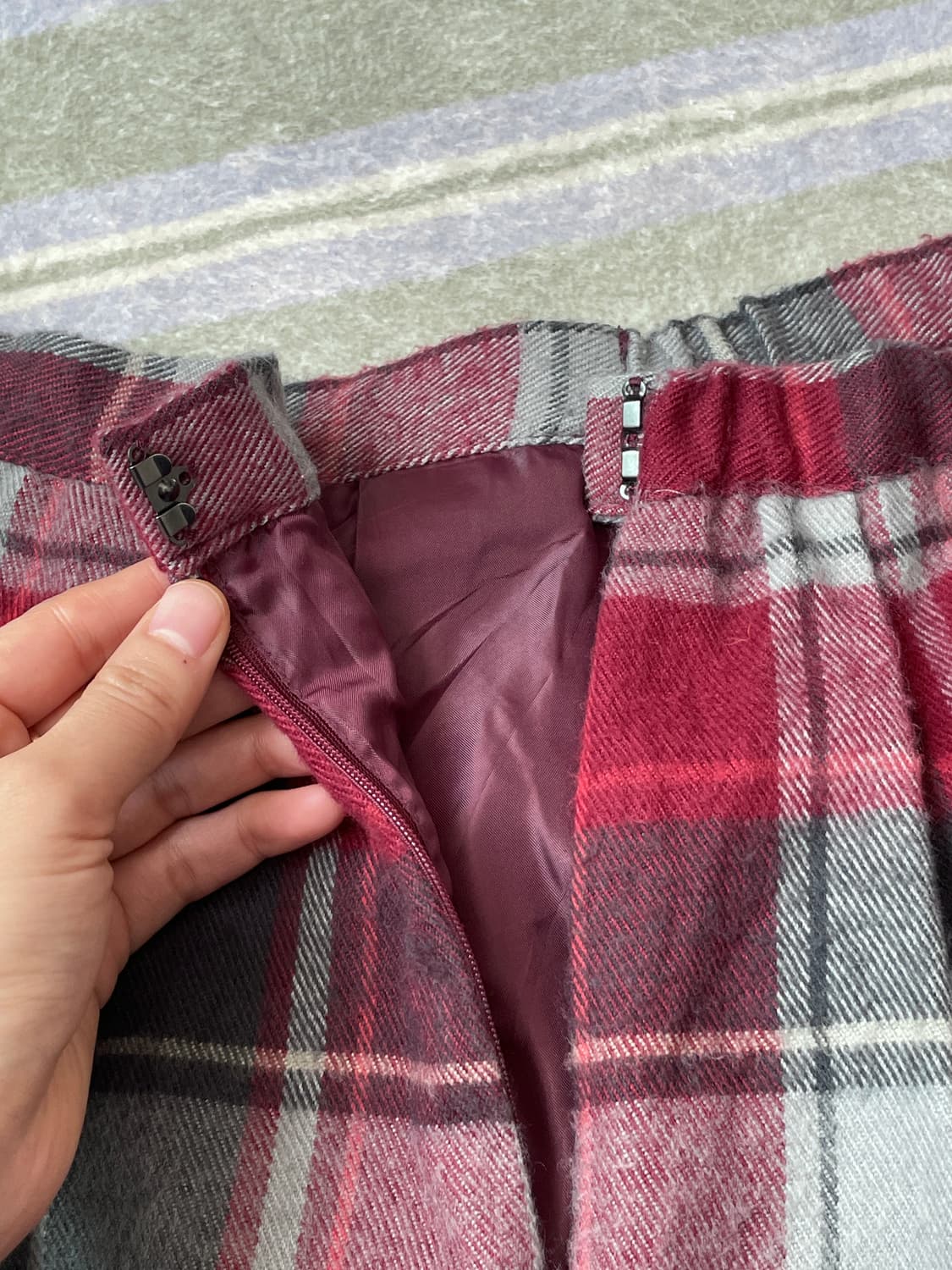 earth music&ecology 체크 플리츠 스커트 (Japan) 상품이미지7