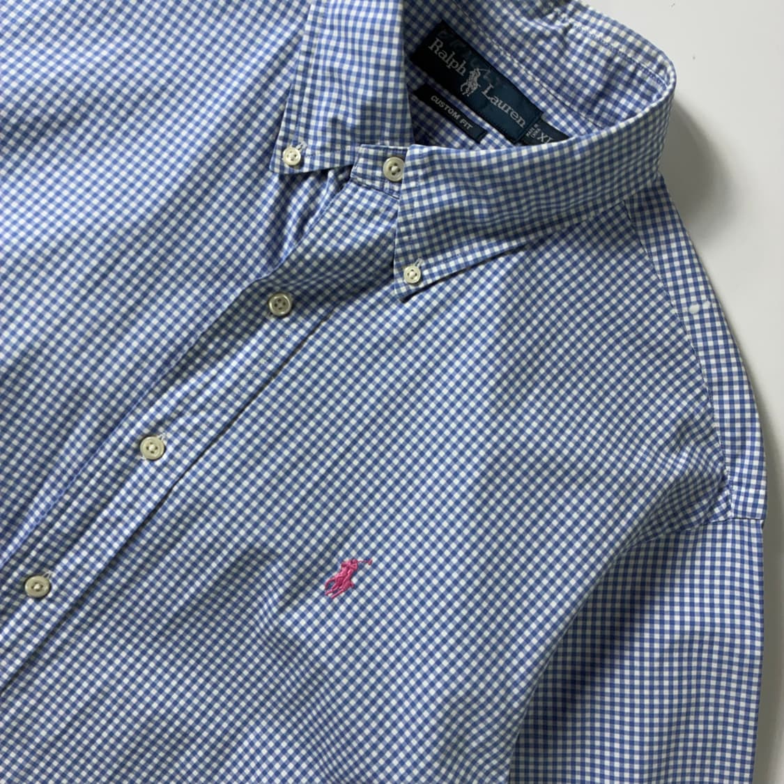Polo  폴로 랄프로렌 자수 코튼 체크셔츠  상품이미지3