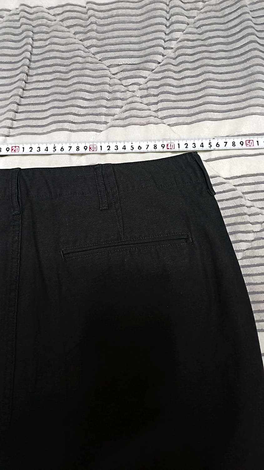 무신사 와이드블랙팬츠 33인치 기장98 상품이미지7