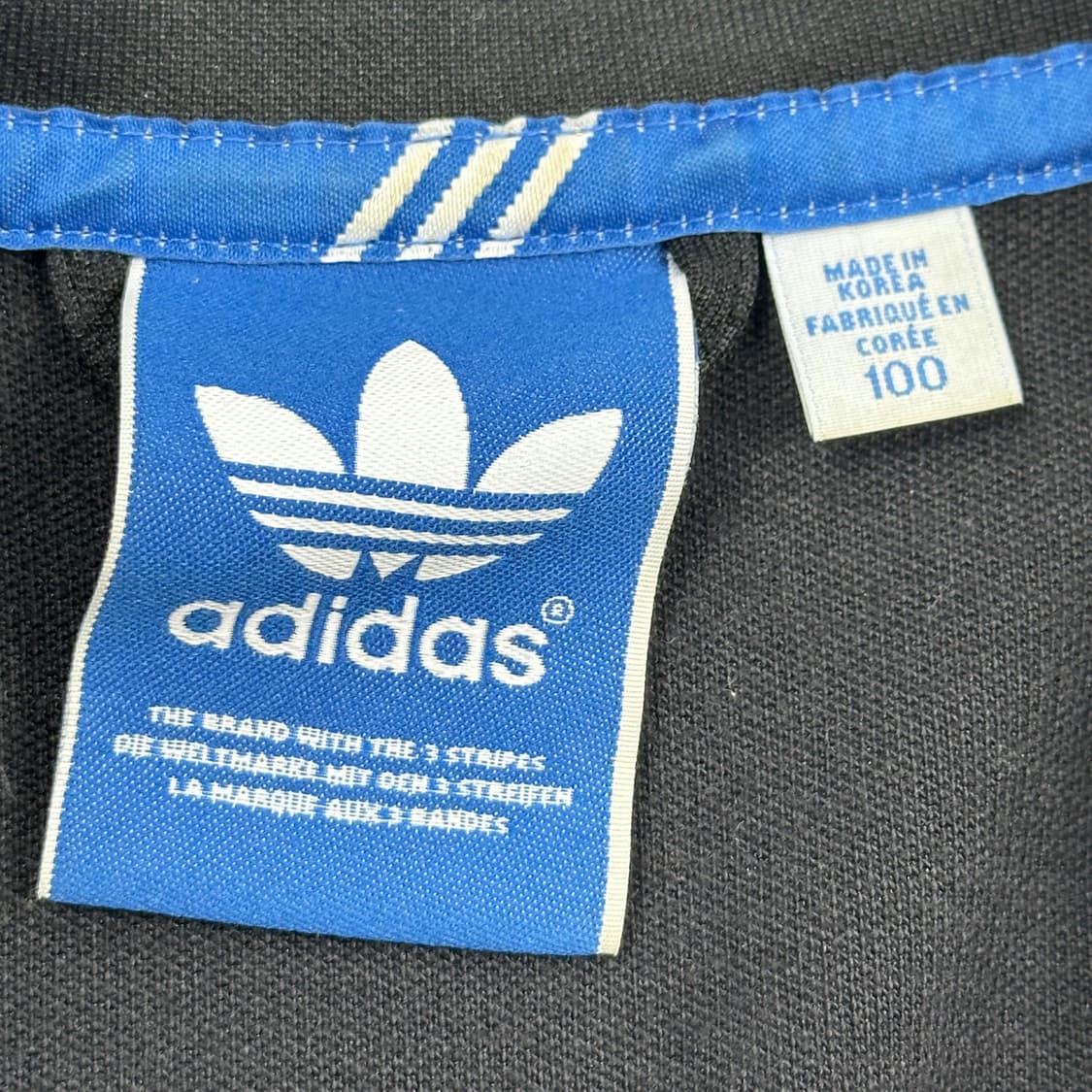 아디다스 유로파 삼선 블랙 트랙탑 져지 (L) 상품이미지8