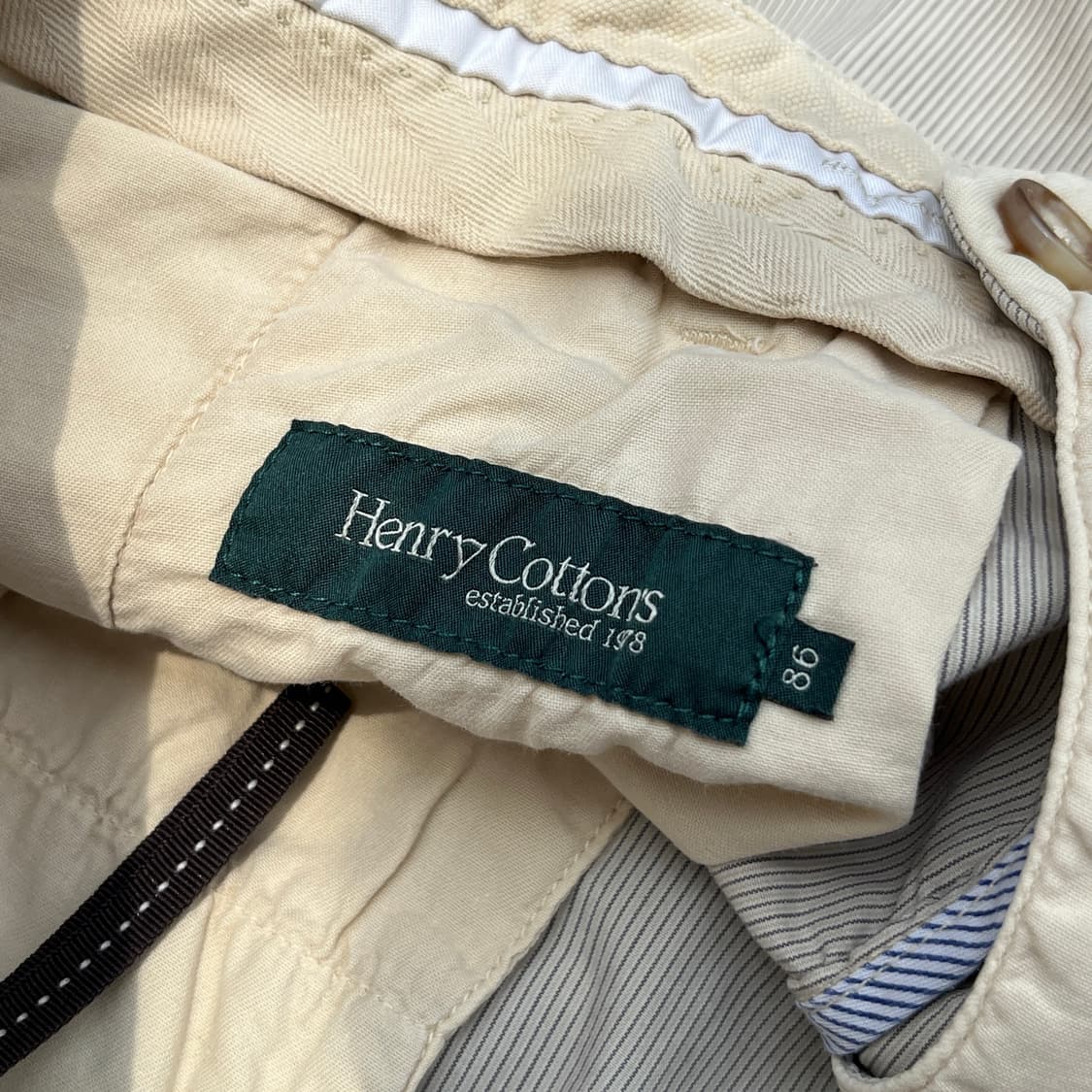 Henry Cottons(BULGARIA)스트라이프 코튼 팬츠 상품이미지3