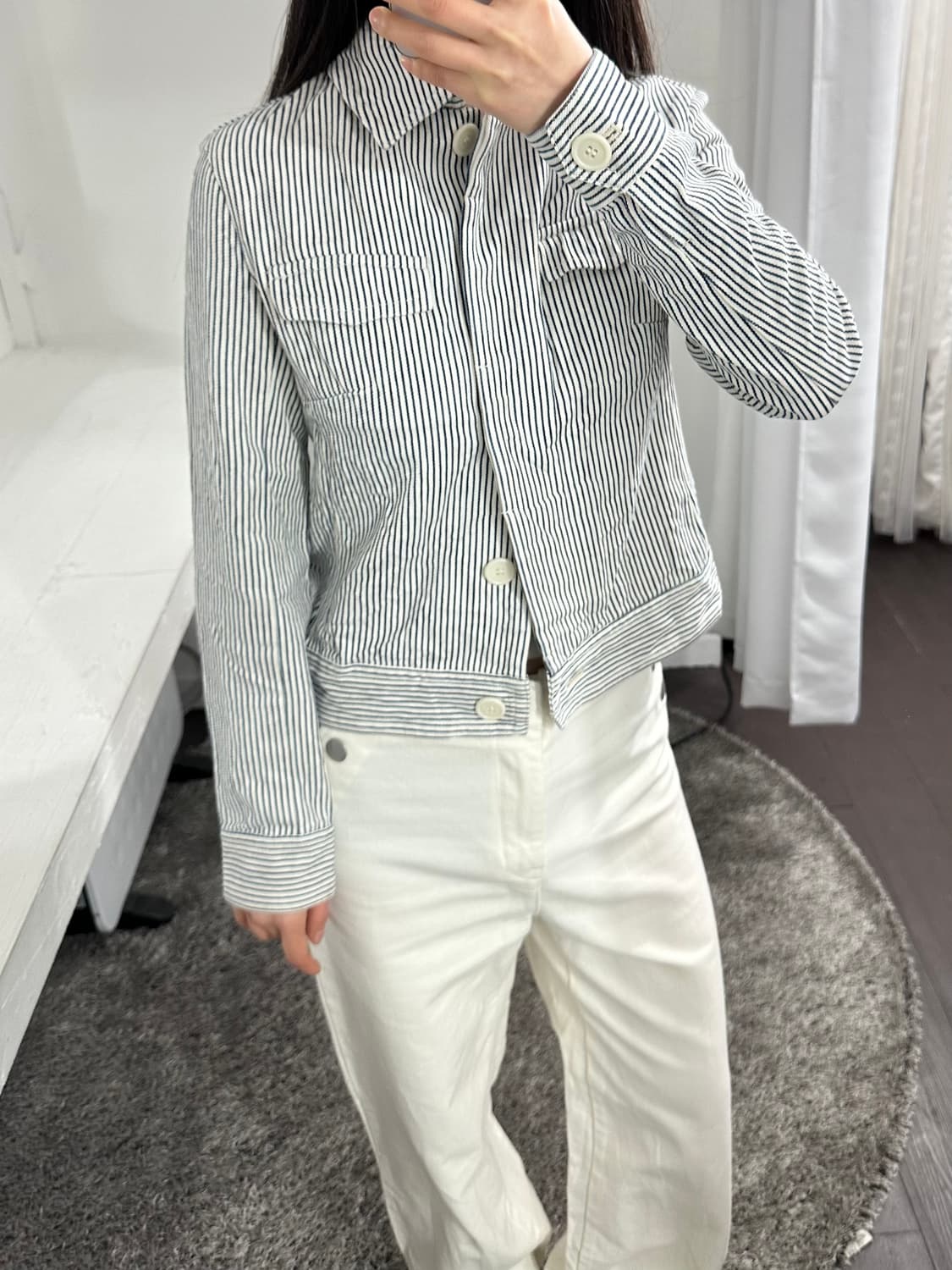 kumikyoku stripe jacket 상품이미지4