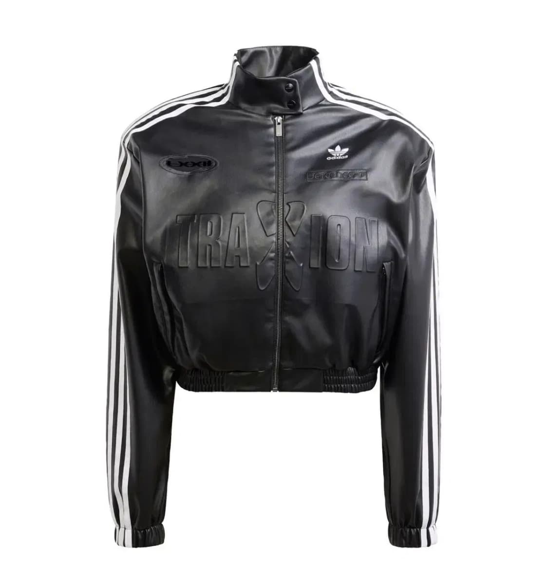 (어깨패드수선됨) S 아디다스 아딜레니움 레더 바이커 자켓 가죽자켓 상품이미지4