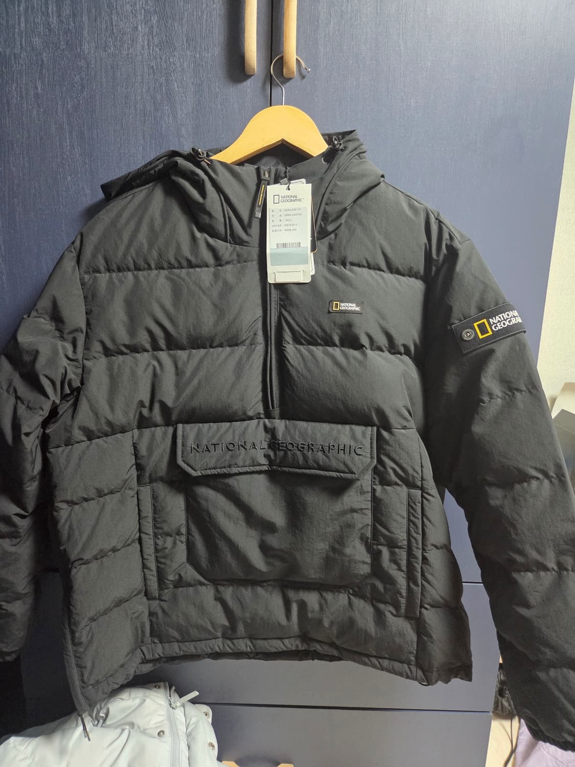 네셔널지오그래픽 경량 구스다운 패딩 아노락 L 상품이미지1
