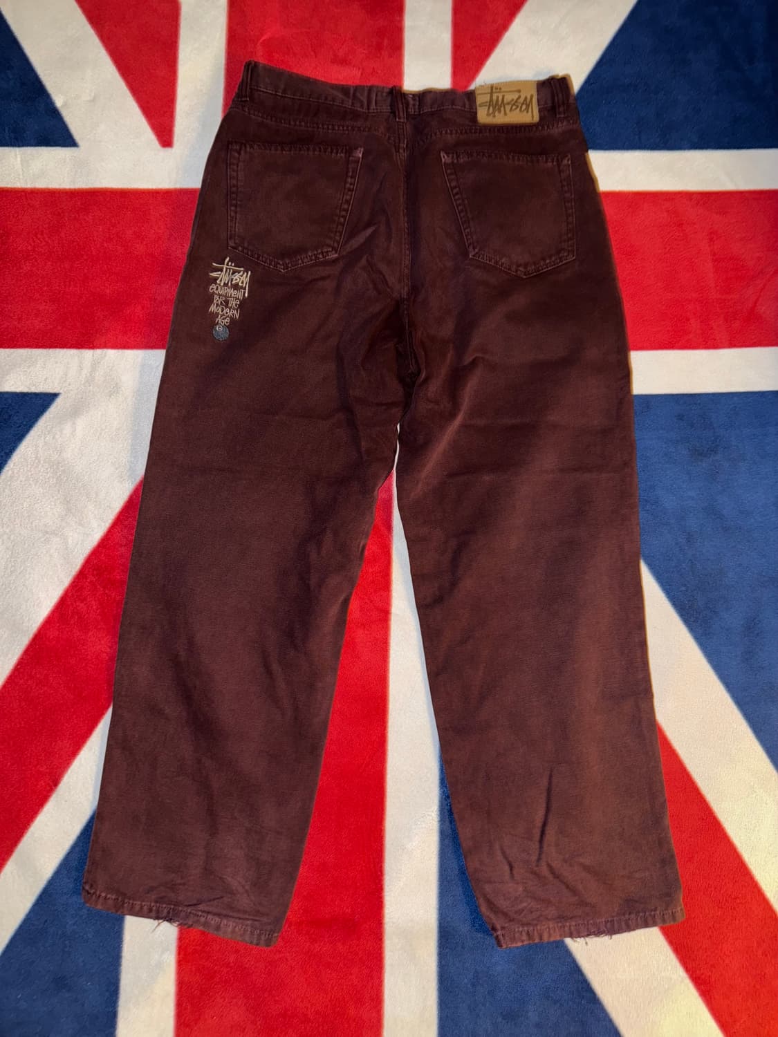 (32) 스투시 워시드 캔버스 빅올진 퍼플 상품이미지1