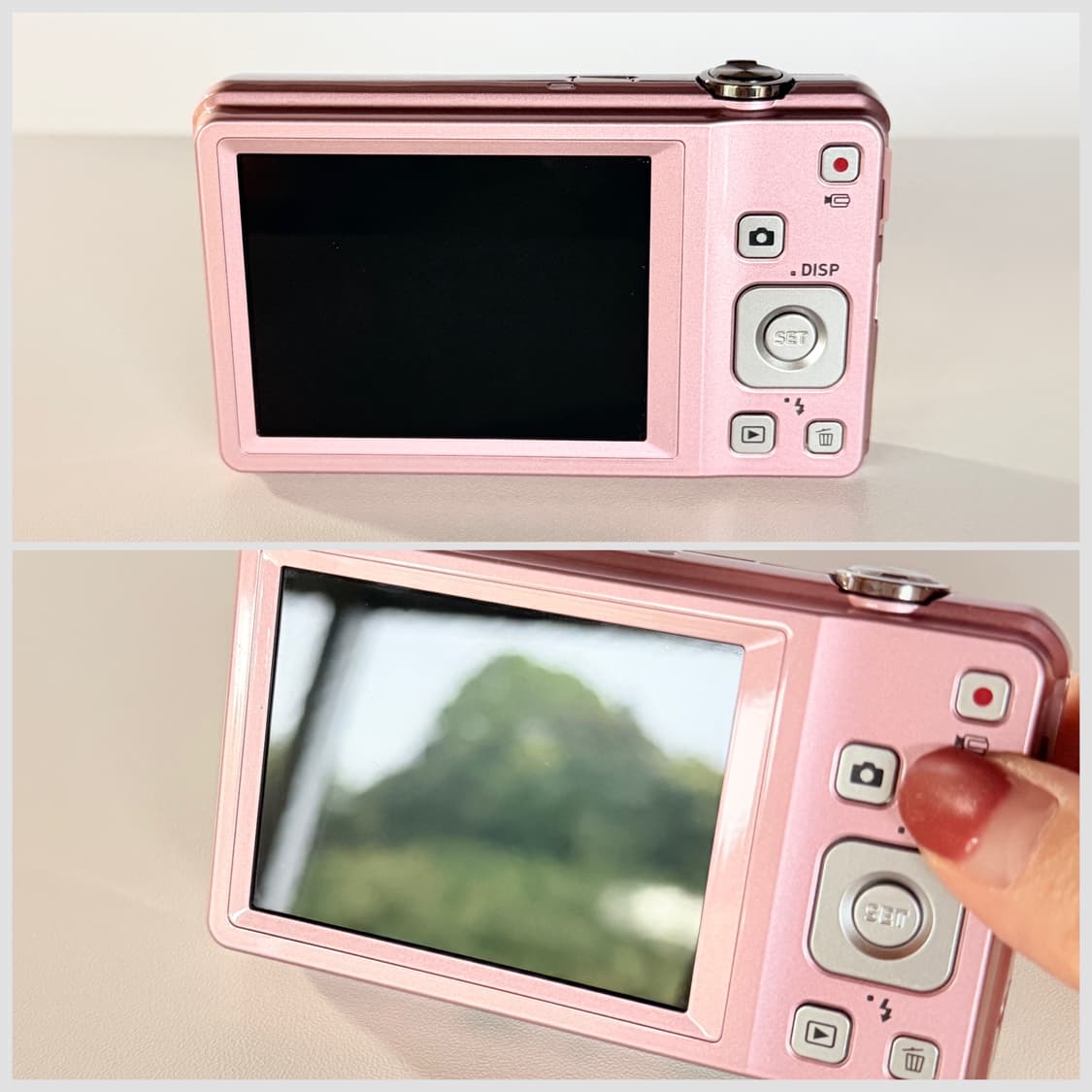 🎀미품/ 풀박스 베이비핑크 카시오 엑슬림zs5 ex-zs5 빈티지디카 상품이미지6