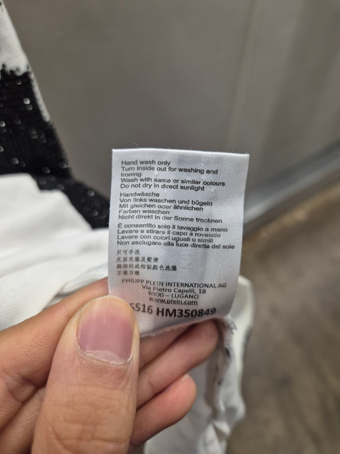 필립플레인 스컬 프린팅 화이트 폴로티 상품이미지9