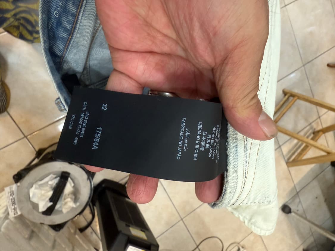 32-33 정품 생로랑 데님팬츠 팝니다 상품이미지4