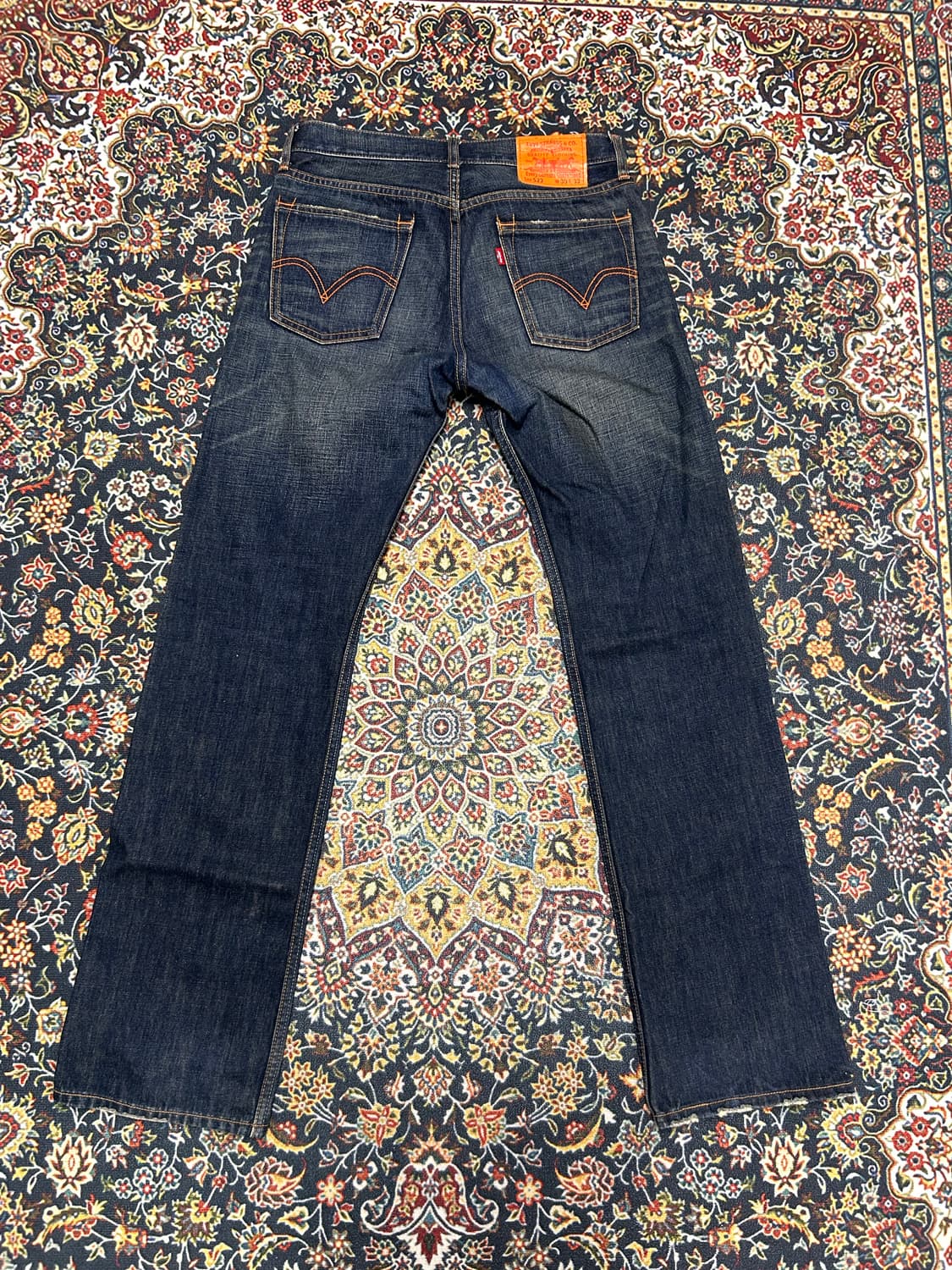 리바이스 523 가죽탭 데님 상품이미지2