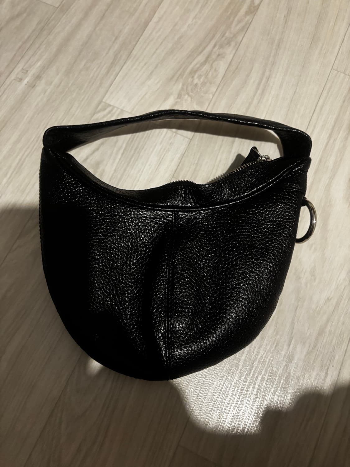 OPEN YY 레더 호보백 미니 블랙 상품이미지2