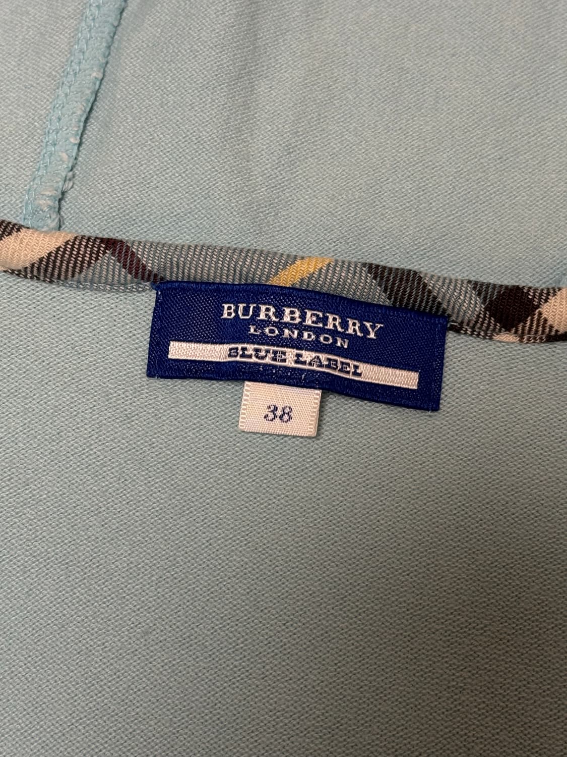 버버리 블루라벨 후드집업 상품이미지3