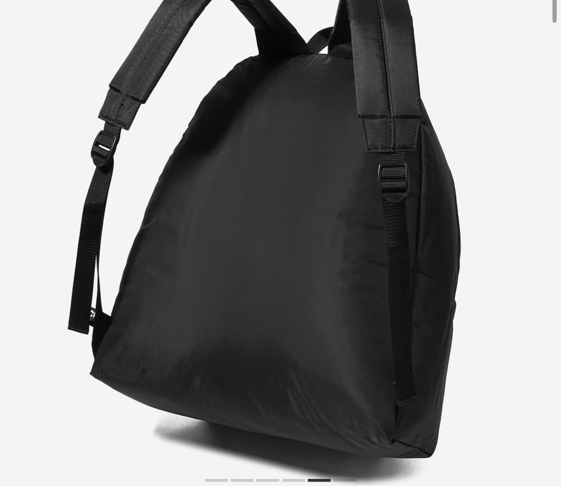 포터 x 꼼데가르송 백팩 라지 블랙 상품이미지3