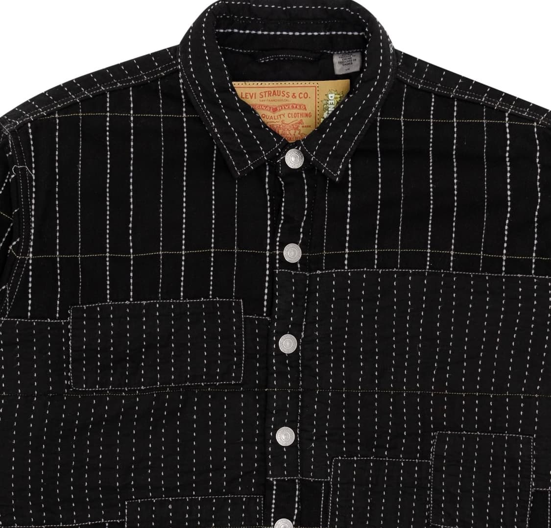 데님티어스 피스 패치워크 패디드 자켓 L사이즈 상품이미지7