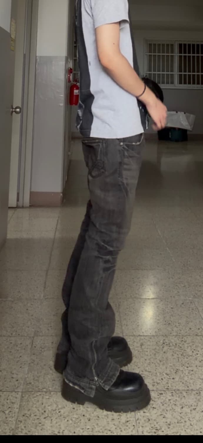 Zip up flare jeans 상품이미지6