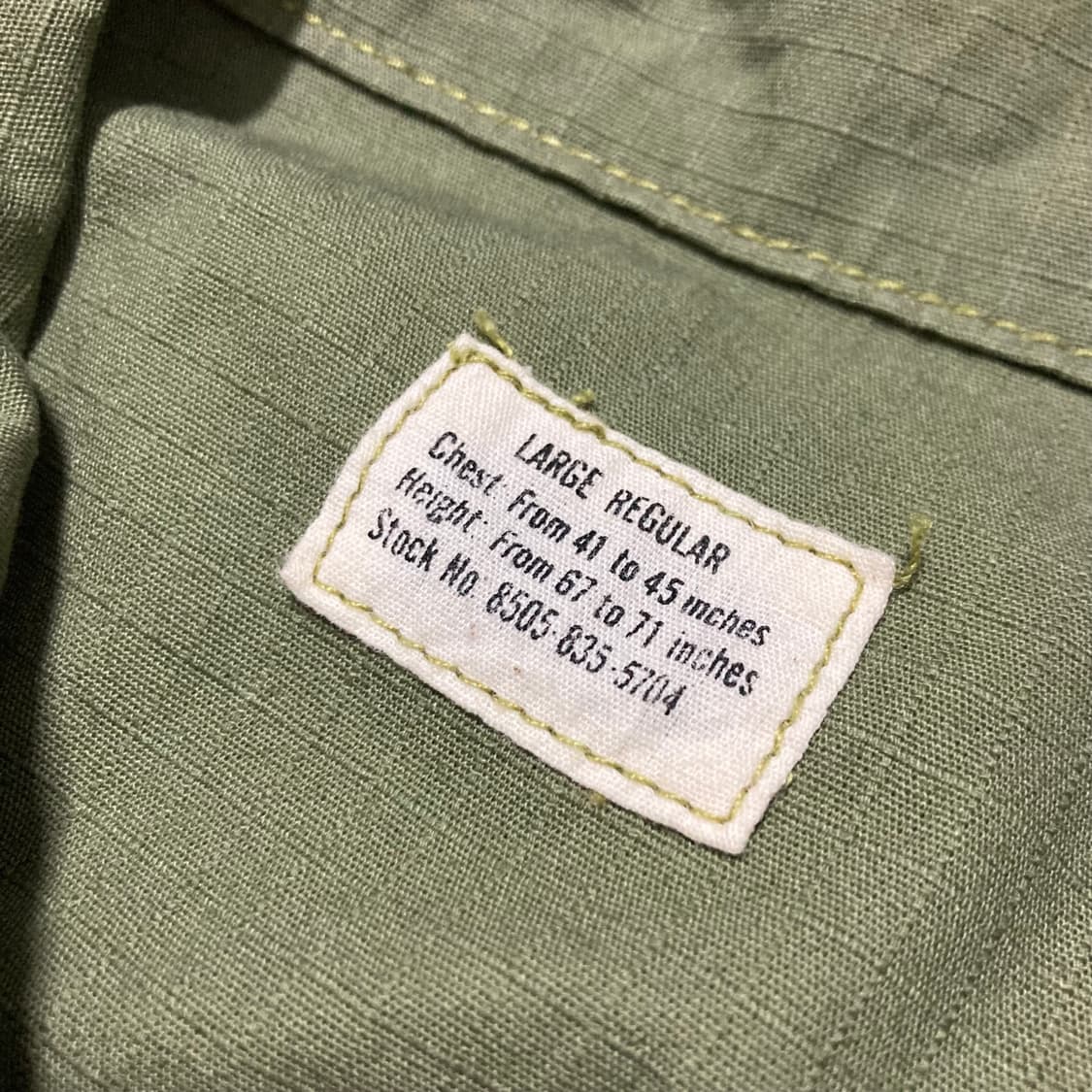[XL] 오리지날 미군 정글퍼티그 자켓 상품이미지4