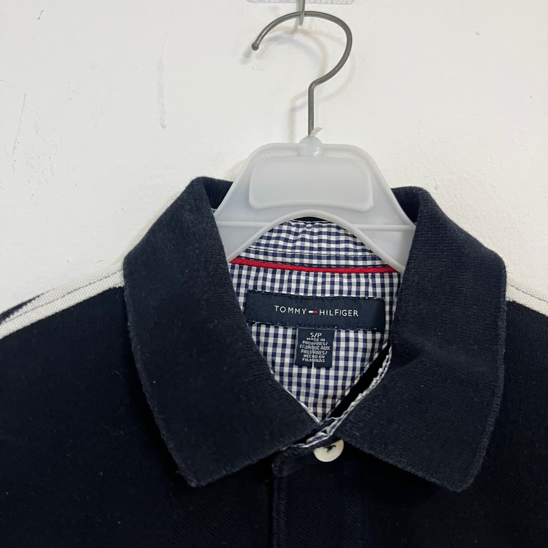 Tommy Hilfiger navy striped collar tee 상품이미지6