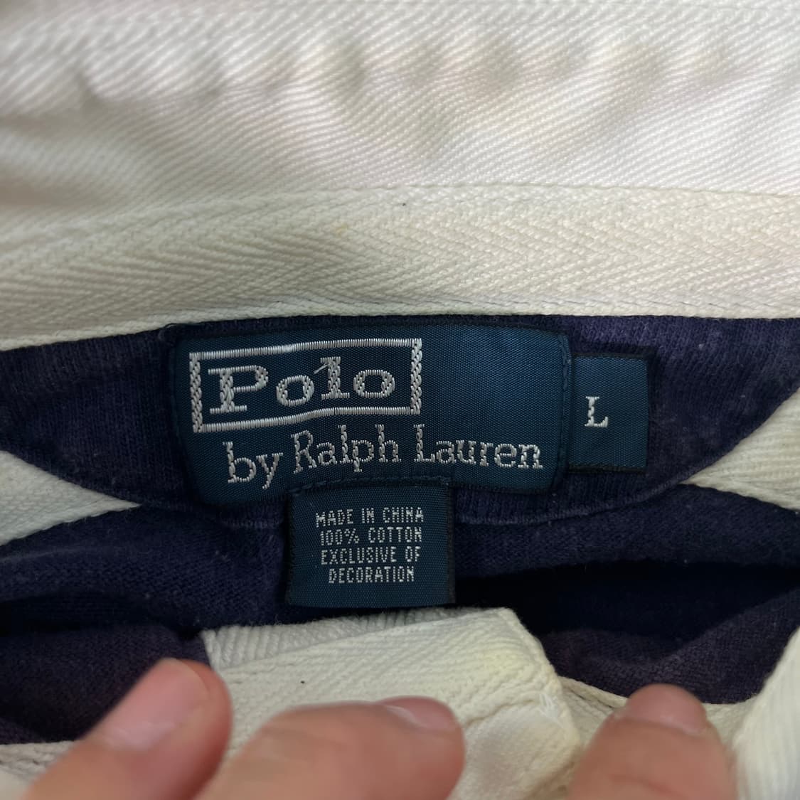 105 폴로랄프로렌 스트라이프 럭비티 상품이미지3
