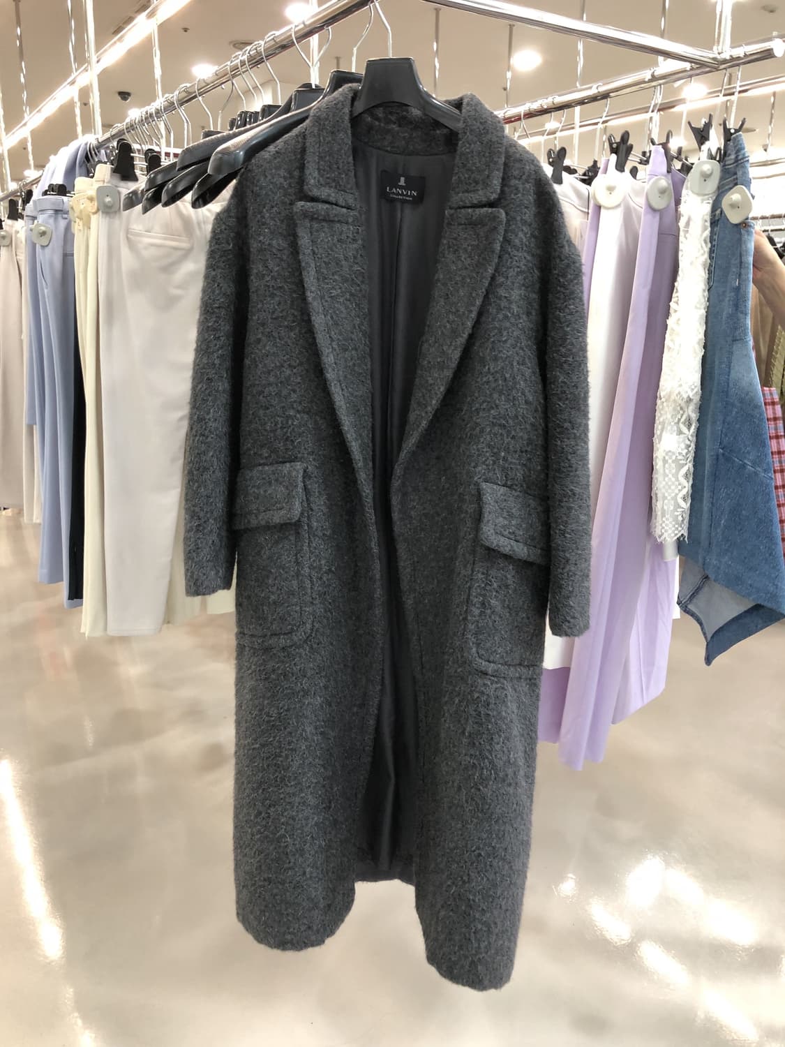 (새상품) LANVIN 랑방 알파카코트 상품이미지1