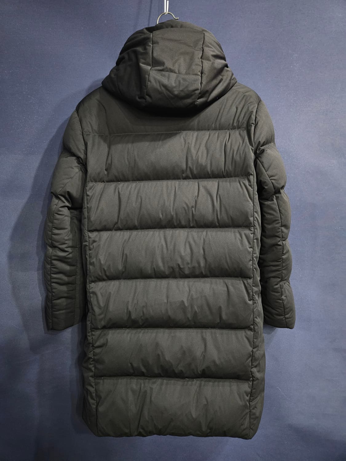 블랙야크 블랙컬러 남성 100 구스다운 롱패딩  상품이미지2