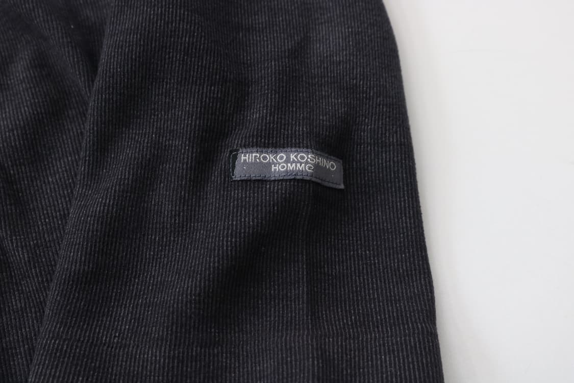 히로코코시노 옴므 빈티지 골지 반집업 티셔츠 상품이미지5