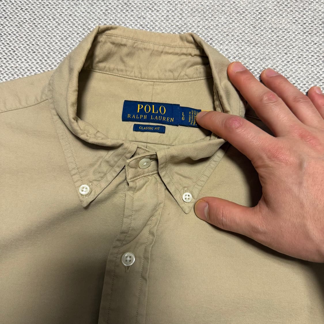 폴로 랄프로렌 클래식 핏 셔츠 상품이미지2