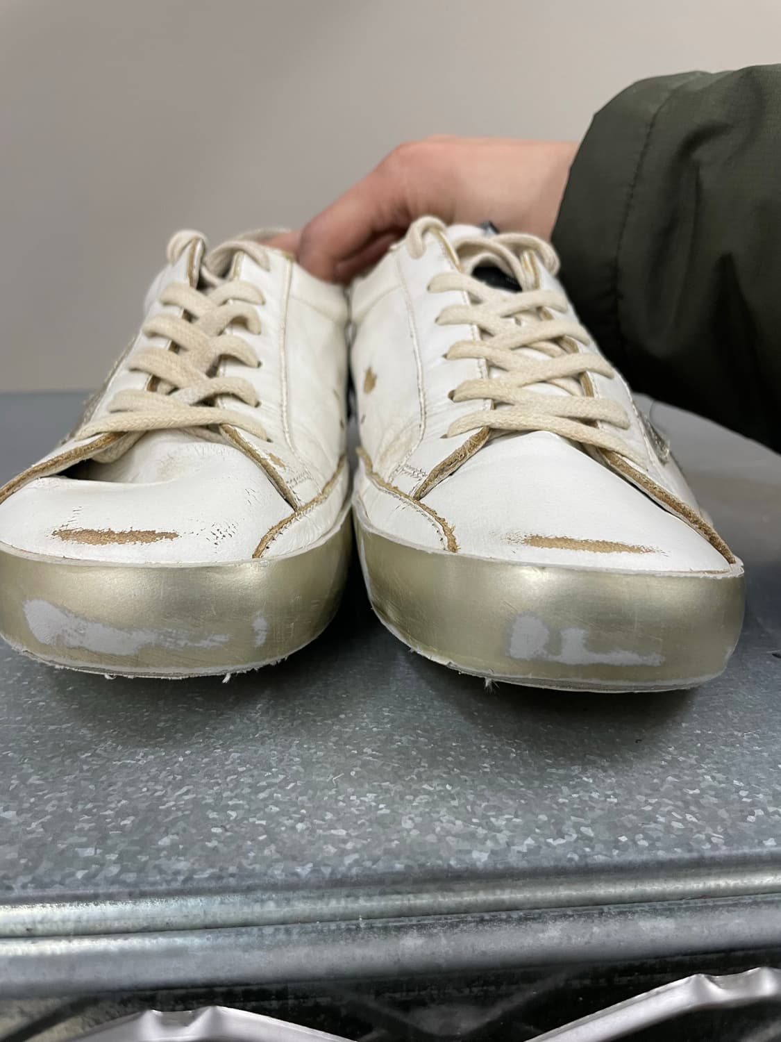 골든구스 슈퍼스타 골드 탭 스니커즈 38 상품이미지7