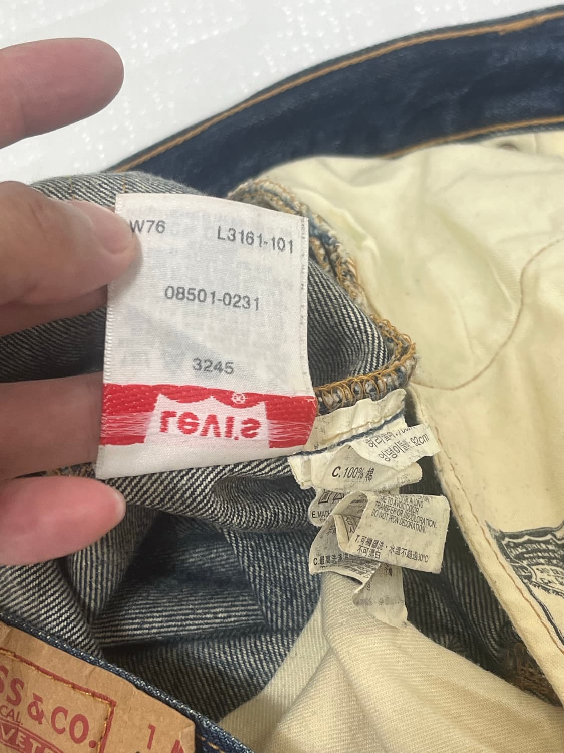 리바이스 501 청바지 30호리 상품이미지4